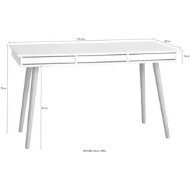 Hammel Furniture Schreibtisch Mistral Weiß