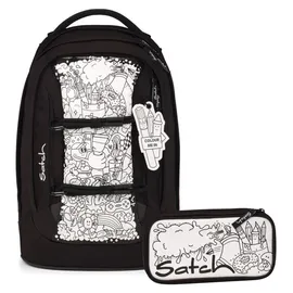 Satch Pack Artist schwarz/weiß