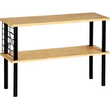 KESPER Küchenregal aus Bambus 55 x 20 x 38 cm Braun/Schwarz