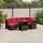 vidaXL Gartensofa-Set mit Kissen, braun, Polyrattan