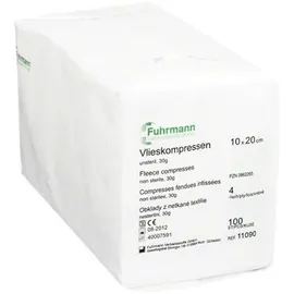 FUHRMANN GMBH Vlieskompressen 10x20cm 6-fach a 2 Stück steril