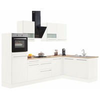 OPTIFIT Winkelküche »Bern«, Stellbreite 285x175 cm, wahlweise mit E-Geräten, weiß