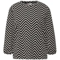 STREET ONE Langarmshirt in Black | Gr.: 40