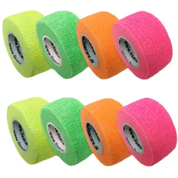 LisaCare selbsthaftende Pflasterrolle 2,5cmx4,5m - Neonfarben Pflaster 8 St