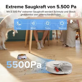 Roborock Q8 Max Weiß