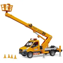 Bruder 02679 Matchbox Sprinter Arbeitsbühne mit Light + Sound Modul