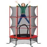 Homcom Kindertrampolin Stahl, Kunststoff