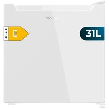 Cecotec Bolero CoolMarket Tt 31 Dual Kühlschrank (31 l, 495 mm hoch, Weiß)