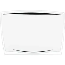 CEP Ice Schreibtischunterlage Kunststoff 65,6 x 44,8 cm Schwarz/Transparent 1 St.