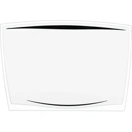 CEP Ice Schreibtischunterlage Kunststoff 65,6 x 44,8 cm Schwarz/Transparent 1 St.