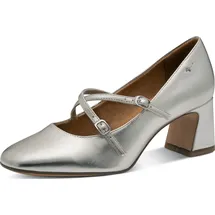 TAMARIS Damen Pumps mit Blockabsatz, metallic, 38 EU