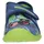 Fischer Markenschuh Klett-Hausschuh Blau 28
