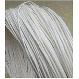 Rundes Kunststoff-Rattan, 2,5 mm, Kunststoffgeflecht, rund, künstliches Rattan, für Reparaturen und Heimwerker, Weben, Aufbewahrungskorb (weiß)