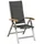 Merxx Ferrara Sessel 62 x 101,5 x 116,5 cm grau klappbar