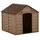 vidaXL Hundehütte 71 x 71,5 x 68 cm Kunststoff Braun