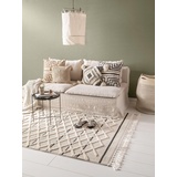 benuta pop Teppich OYO Cream 160x230 cm - Moderner Teppich für Wohnzimmer