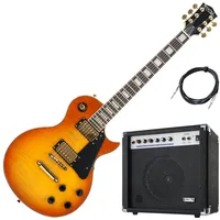 Rocktile Pro L-200OHB E-Gitarre Orange Honey Burst AK20G Set