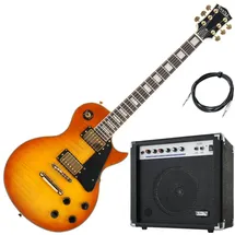 Rocktile Pro L-200OHB E-Gitarre Orange Honey Burst AK20G Set