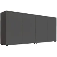 MID.YOU Sideboard Mailand Set 2 Anthrazit