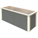 Karibu Hochbeet Sunny - 1520 l Fassungsvermögen 28 mm Wandstärke - Aktionsangebot terragrau
