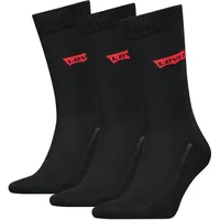 Levi's Unisex Socken Regular Cut Batwing Logo Recycled Cotton 3er Pack