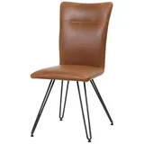 Xlmoebel Stuhl Stuhl Lounge Design Lehnstühle Polster Esszimmer Wohnzimmer Clubmöbel (1 St), Hergestellt in Europa braun