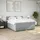vidaXL Boxspringbett 180 x 200 cm Hellgrau