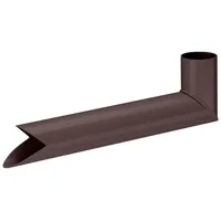 Inefa Wasserspeier Fallrohr, PVC DN 50 Dunkelbraun Ableitung von