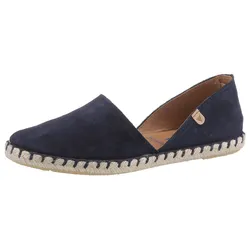 Espadrille VERBENAS, Damen, Gr. 35, blau (dunkelblau), Veloursleder, Veloursleder, klassisch, Schuhe, Strandschuh, Sommerschuh, Loafer aus Veloursleder