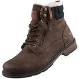 Mustang Herren Stiefel Dunkelbraun EU 44