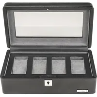 Windrose Uhrenbox Tempora Aufbewahrung Ø max.40 mm Schwarz