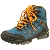 Brütting Mount Shasta Kids Hi Trekking-& Wanderstiefel, Petrol/schwarz/orange, 37