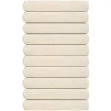 vidaXL Saunatücher 10 Stk. Creme 80x200 cm 360 g/m2 100% Baumwolle