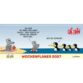 Lappan Verlag Uli Stein Wochenplaner 2027: Tischkalender