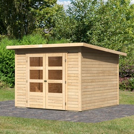Woodfeeling Stockach 4 2,42 x 2,42 m natur