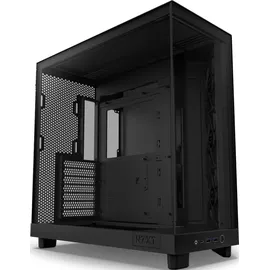 NZXT H6 Flow Mid-Tower Airflow Gaming Gehäuse Schwarz Glasfenster
