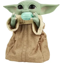 Hasbro Galactic Snackin Grogu, Elektronische Spielfigur 23,5 cm, Mehrfarbig
