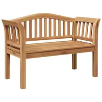 VidaXL Gartenbank 120x53.5x85 cm Massivholz Teak vidaXL 536444