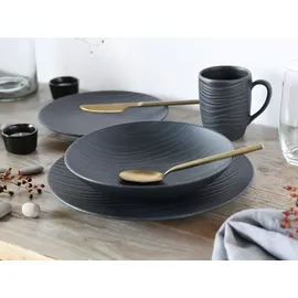 CreaTable Waves Tafelservice 12-tlg. schwarz