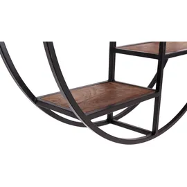 SIT Möbel Panama Wandregal 75 x 20 x 75 cm Schwarz