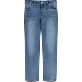 Levi's Stretch-Jeans LEVI'S KIDS "LVB STAY LOOSE TAPER JEANS", Kinder, Gr. 10 (140), N-Gr, blau (blau, denim, used), Denim/Jeans, Obermaterial: 67% Baumwolle, 29% Polyester, 3% Viskose, 1% Elasthan, Jeans, for BOYS
