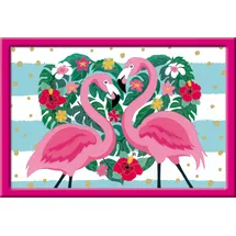 Ravensburger 28782 - Malen nach Zahlen Liebenswerte Flamingos