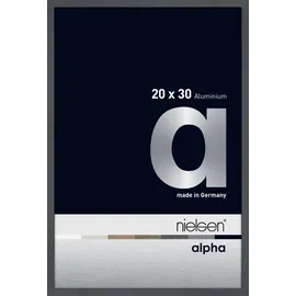 Nielsen Design Nielsen Alu 1635020 Alpha dunkelgrau glanz 20x30cm