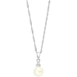 Amor Kette mit Anhänger "2012671", 925er silber mit Süßwasserzuchtperle silber, 42,