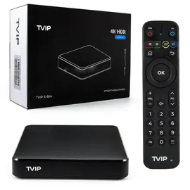 TVIP S-Box v.705 4K UHD Android 11 IP-Receiver HDR, Dual-WiFi, LAN, Bluetooth, HDMI, USB,