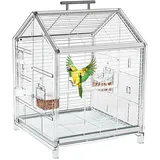 Bried cage AideeGrowth 20.5 inch Kleiner Vogelkäfig, Papageienkäfig, tragbarer Vogelträger, Reiseträger Käfig für zu Hause, Ausflug, Haustier Klinik, vorübergehende Platzierung