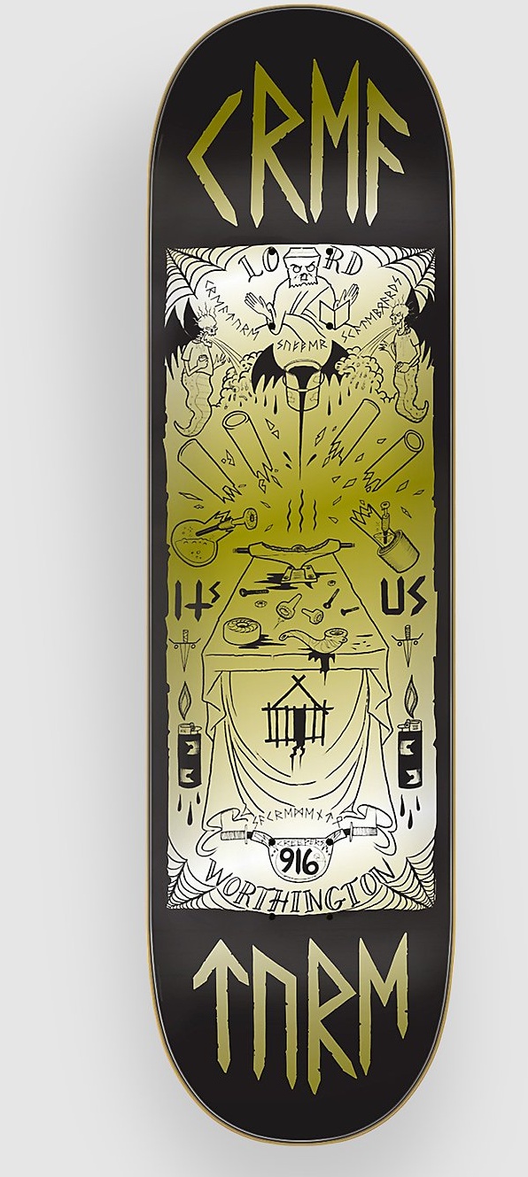 Creature Worthington Altar 8.6" Skateboard Deck black Gr. Uni