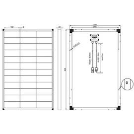 EnjoySolar 100W monokristallin 100 W