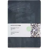 Miquelrius Notizbuch Stone Paper A5 blanko schwarz