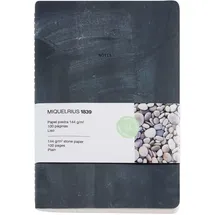Miquelrius Notizbuch Stone Paper A5 blanko schwarz